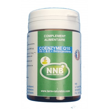 Coenzime Q10 Vitamine C & E + bétacarotène Coenzime Q10 Vitamine C & E + bétacarotène