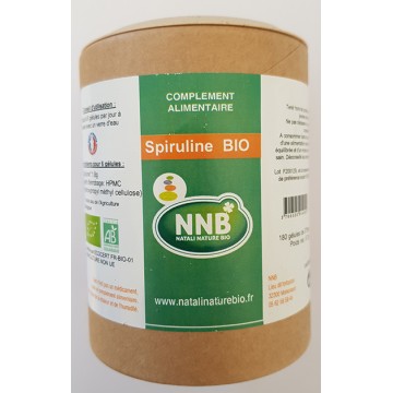 Spiruline Bio 180 gélules Spiruline Bio 180 gélules