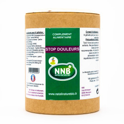 Stop douleurs - Extrait de curcuma, poivre noir, harpagophytum, litothame, prêle de natalinaturebio.fr