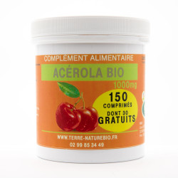 Acerola 1000 vitamine C  de terre-naturebio.fr