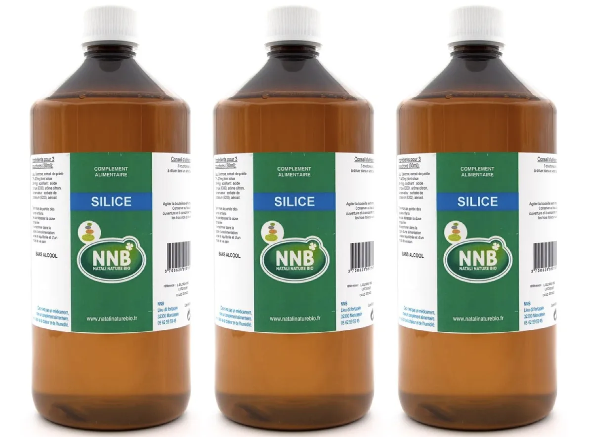 Image 3 flacons de Silicium - complément alimentaire - Natali Nature Bio