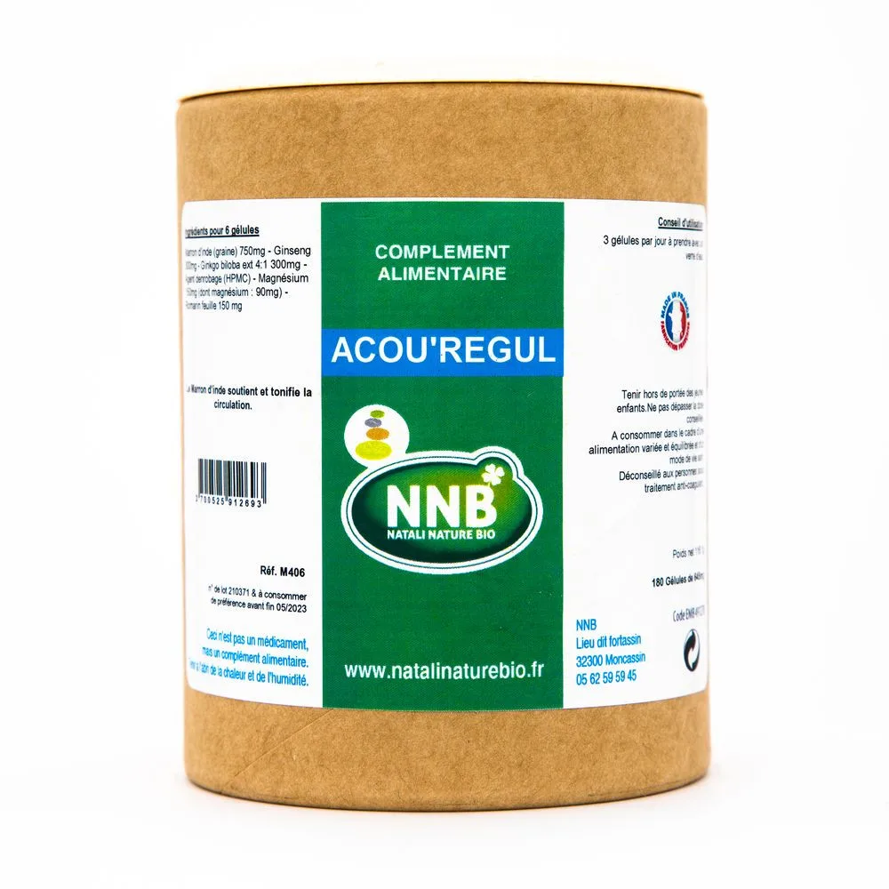 Pot Acou'Regul - complément alimentaire - Natali Nature Bio