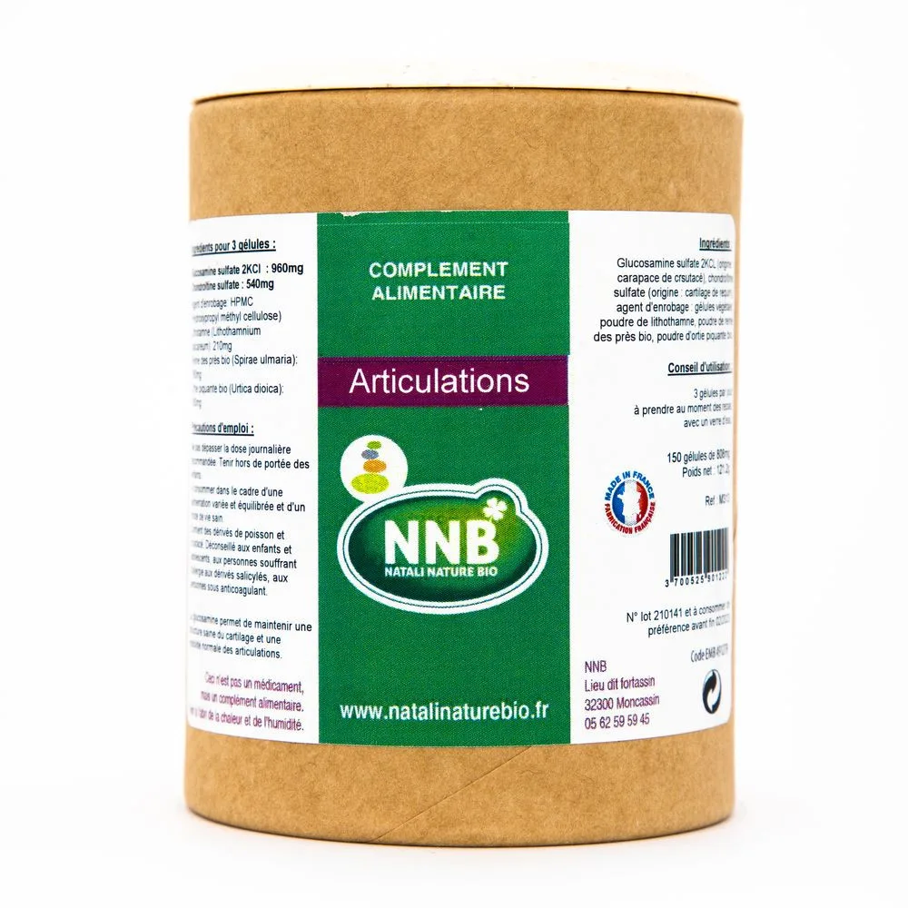 Pot Articulations - complément alimentaire - Natali Nature Bio