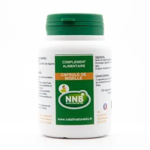 Pot Capsules de Nigelle - complément alimentaire - Natali Nature Bio