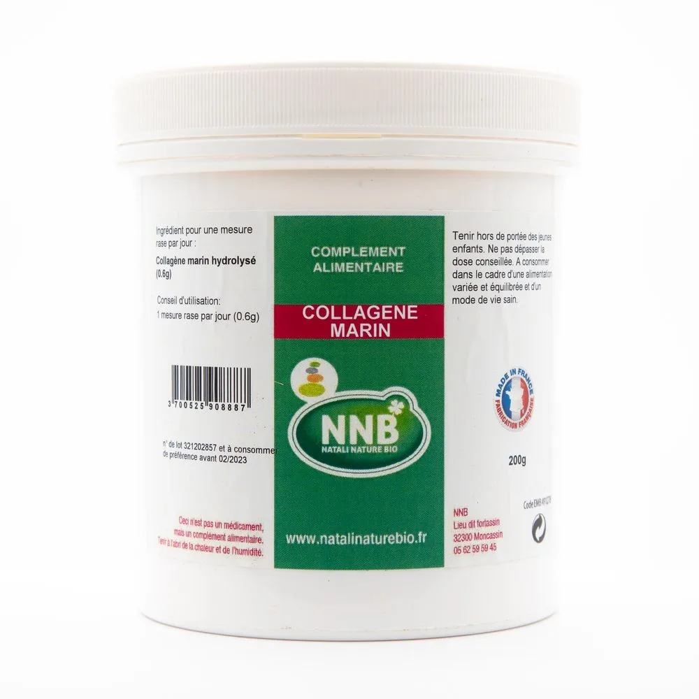 Pot Collagène Marin poudre - complément alimentaire - Natali Nature Bio