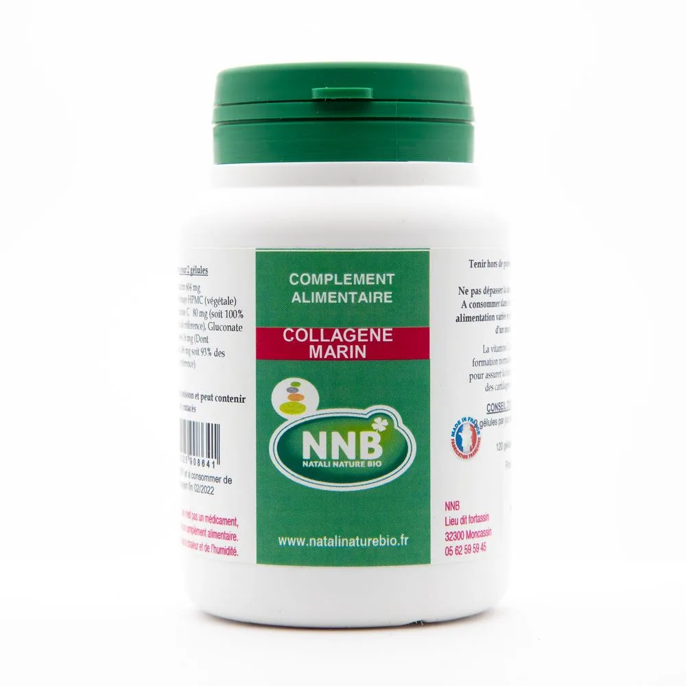 Pot Collagène Marin Gélules - complément alimentaire - Natali Nature Bio