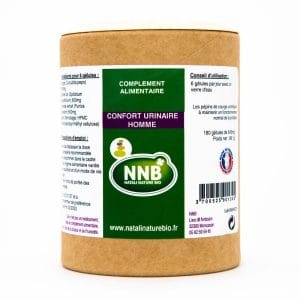 Pot Confort Urinaire Homme - complément alimentaire - Natali Nature Bio