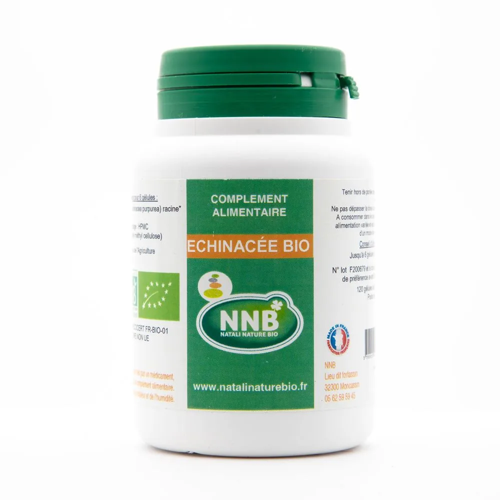 Pot Echinacée BIO - complément alimentaire - Natali Nature Bio