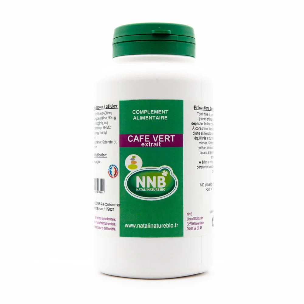 Pot Café Vert Extrait - complément alimentaire - Natali Nature Bio