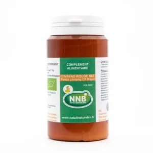 Pot Ginseng Rouge BIO Panax Ginseng CA Meyer poudre - complément alimentaire - Natali Nature Bio