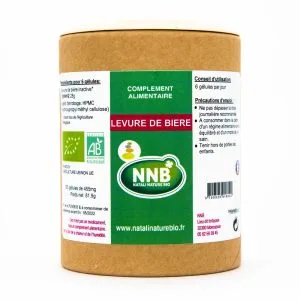 Pot Levure de Bière BIO - complément alimentaire - Natali Nature Bio