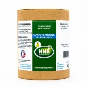 Pot Papaye Fermentée et Gelée Royale - complément alimentaire - Natali Nature Bio