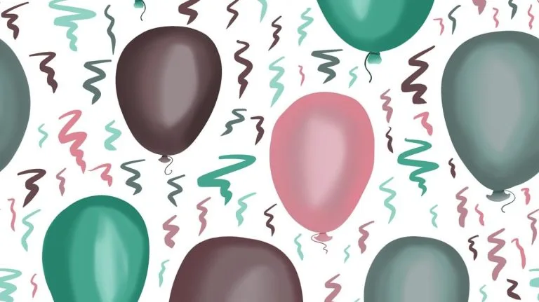 Image des ballons - illustration de l'article du lancement du nouveau site Natali Nature Bio