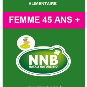 Etiquette complément alimentaire Femme 45+ - Natali Nature Bio