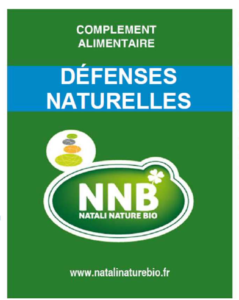 Étiquette complément alimentaire Défenses Naturelles – Natali Nature Bio