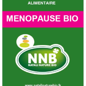 Étiquette complément alimentaire Ménopause Bio - Natali Nature Bio